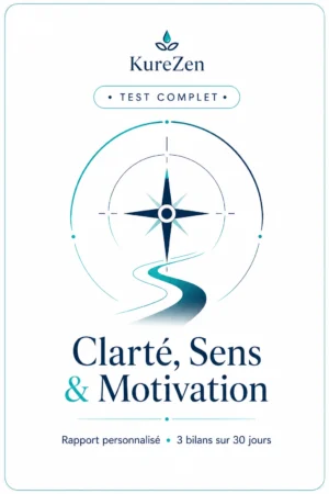 Test complet Clarté, Sens & Motivation KureZen pour faire le point sur ses priorités et son élan personnel